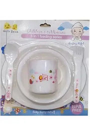 Duck 5 in 1 Children's Tableware Feeding set murukali.com