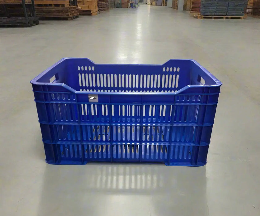 Dulable Blue Plastic Crate  Plastic 610x425x320 Murukali.com