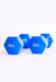 Dumbbells - set of two 5kg - blue murukali.com