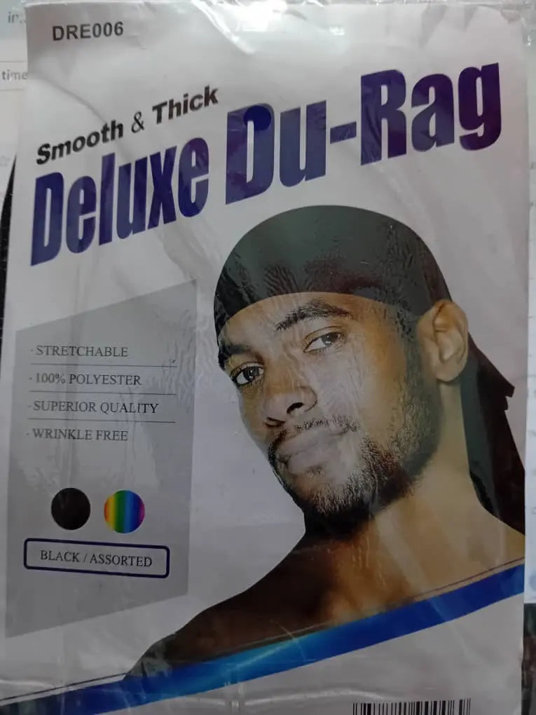 Durag Men Deluxe Du-Rag Smooth Thick Bandana Head Headband Murukali.com