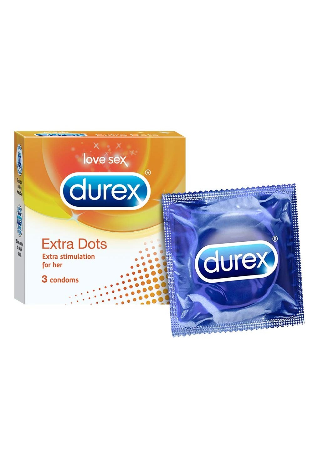 Durex Extra Dots 3N Condoms | Best Price in 2024 at murukali.com