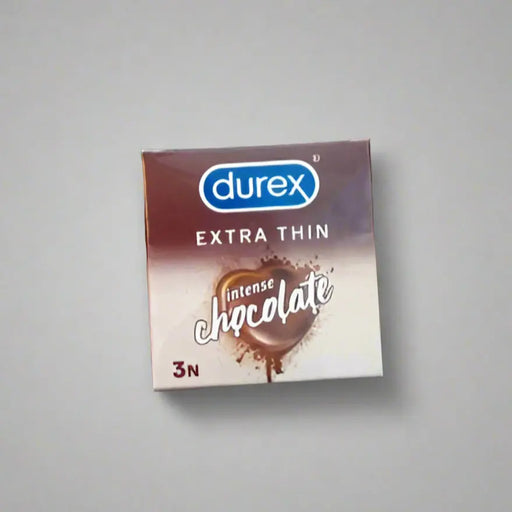 Durex Extra Thin Intense Chocolate Condoms (Pack of 3) Murukali.com