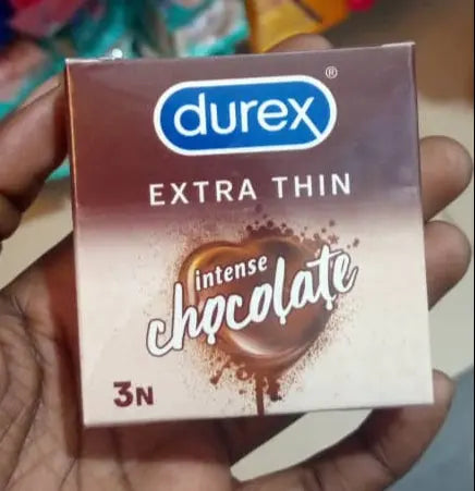 Durex Extra Thin Intense Chocolate Condoms (Pack of 3) Murukali.com