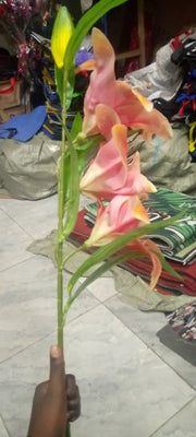 Easter Lily Artificial Flower Red Hot Murukali.com