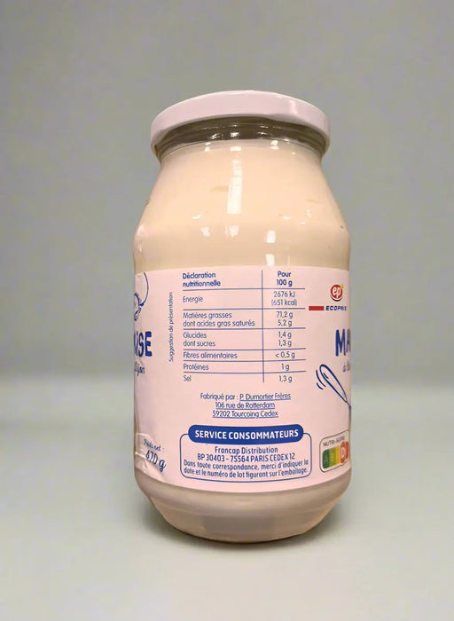 Ecoprix Mayonnaise à la moutarde de Dijon 470g Murukali.com
