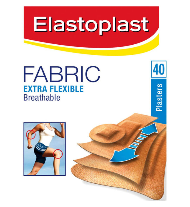 Elastoplast Fabric Extra Flexible Breathable 40 Plasters murukali.com