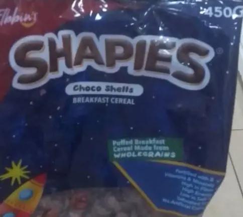Shells Breakfast Elbbin's Shapies Choco Shells Breakfast Cereal 450g - Murukali.com