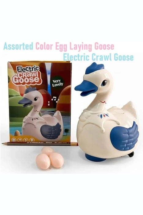 Electric Crawl Goose Toy – Musical Light-Up & Crawling Baby Learning Toy