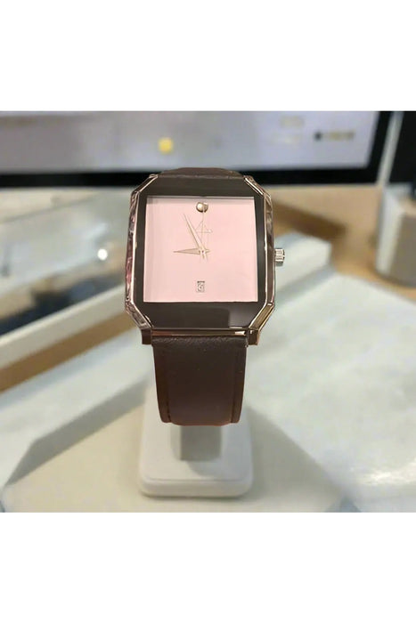 Elegant Black Leather Watch by Aigner Murukali.com