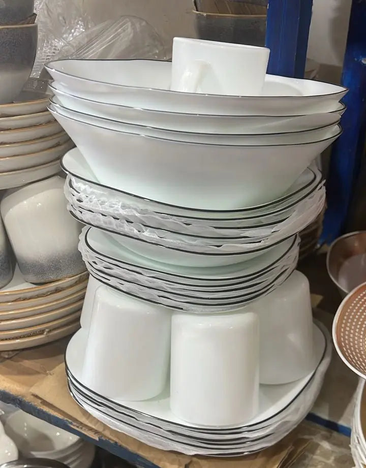 Elegant Dinnerware Set – Plates Bowls and Cups Murukali.com