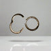 Elegant Gold Hoop Earrings with Sparkling Accents Maman Fatu