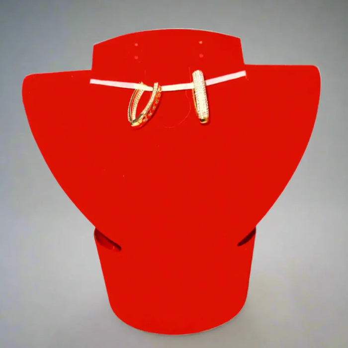 Elegant Gold and Diamond Hoop Earrings Maman Fatu