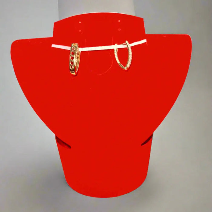 Elegant Gold and Diamond Hoop Earrings Maman Fatu