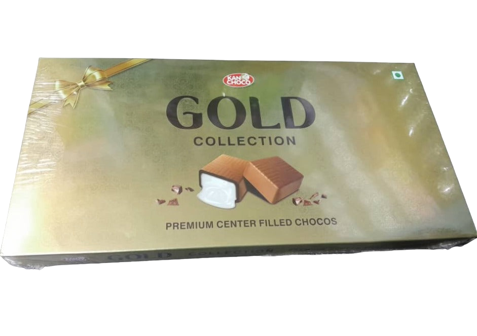 Elegant Kanchoco Gold Chocolate Collection