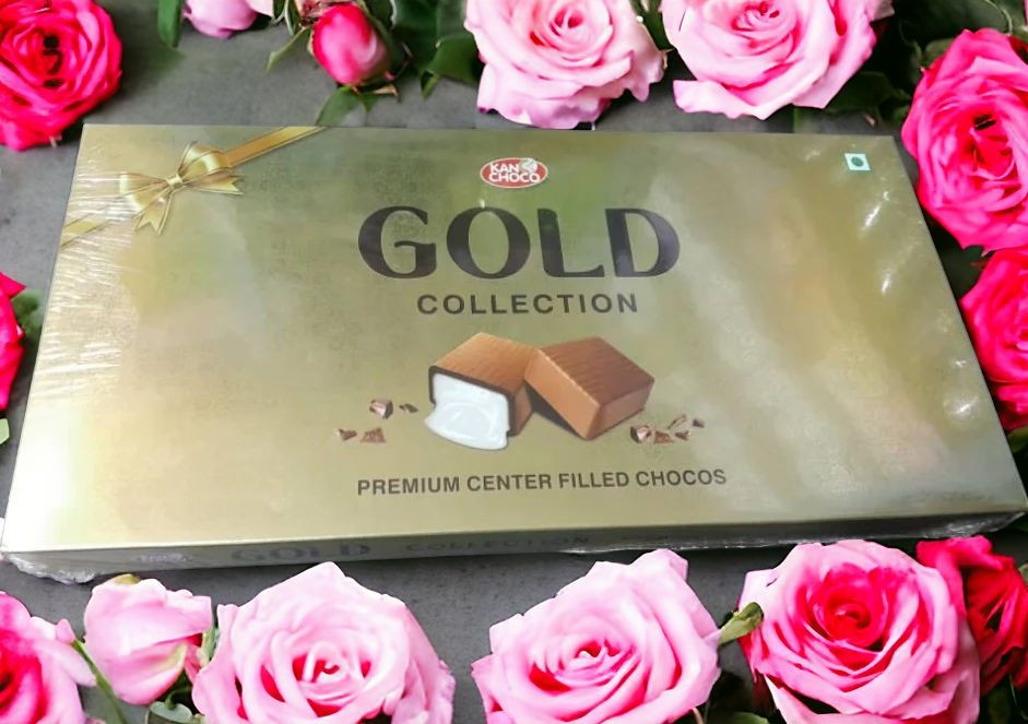 Elegant Kanchoco Gold Chocolate Collection