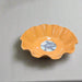 Elegant Orange Scalloped Serving Bowl with 11 inches Murukali.com