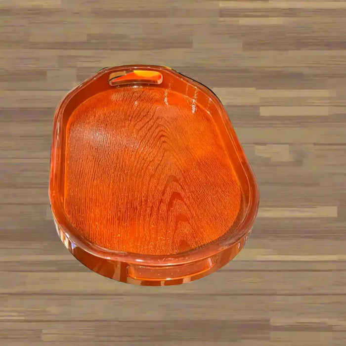 Elegant Wooden Serving Tray- 4pcs - Perfect for Every Occasion Murukali.com