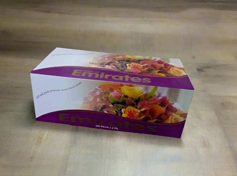 Emirates Facial Tissues  2ply 100 Pulls Murukali.com