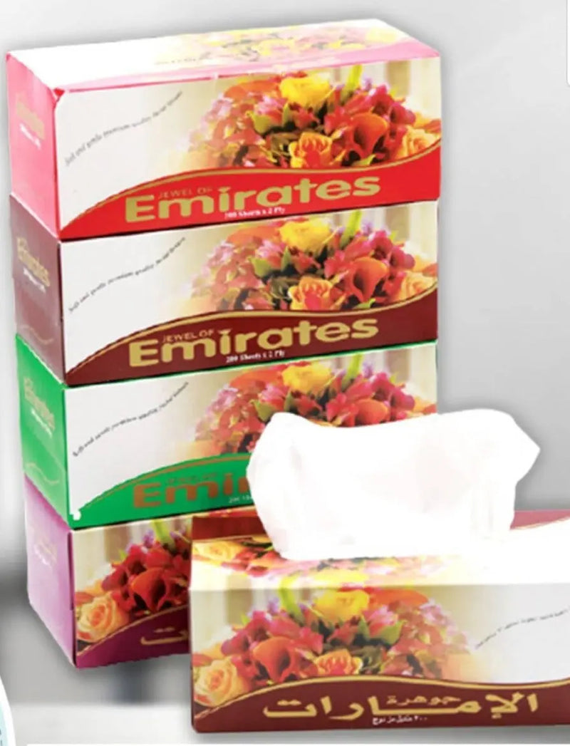 Emirates Facial Tissues  2ply 100 Pulls Murukali.com