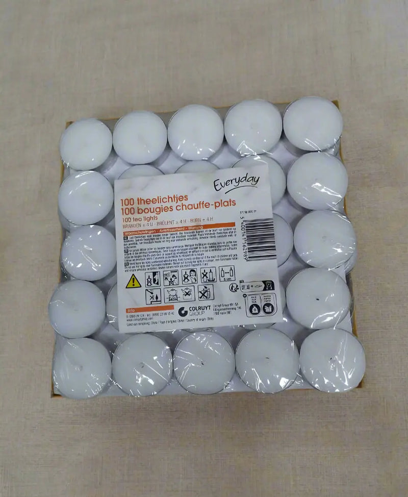 Everyday Tea Candle 100pcs Murukali.com