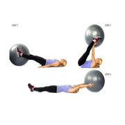 Exercise Ball Side Crunch murukali.com