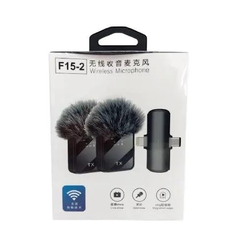 F15-2 Dual Wireless Lavalier Microphone System Murukali.com