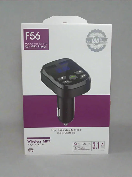 F56 Wireless Car MP3 Player – FM Transmitter  USB Charger Murukali.com