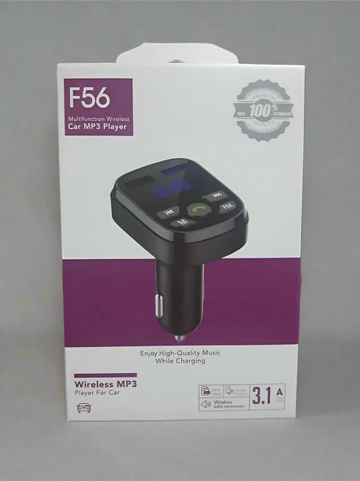 F56 Wireless Car MP3 Player – FM Transmitter  USB Charger Murukali.com