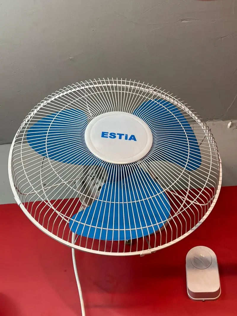 FAN WITH BLUE METAL BLADE 16 INCH murukali.com