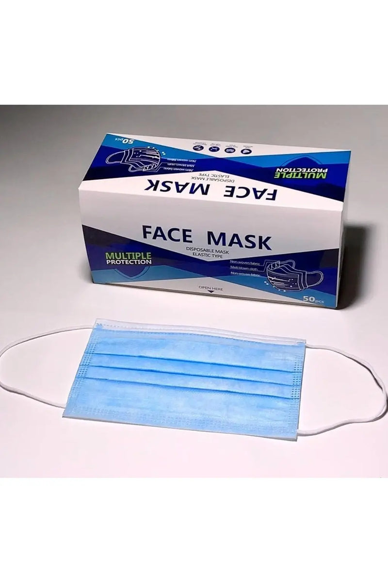 Face Mask Disposable Elastic Type/pc murukali.com