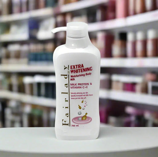 Fairlady Extra Whitening Moisturizing Body Milk with Vitamin C & E - 700ml Murukali.com