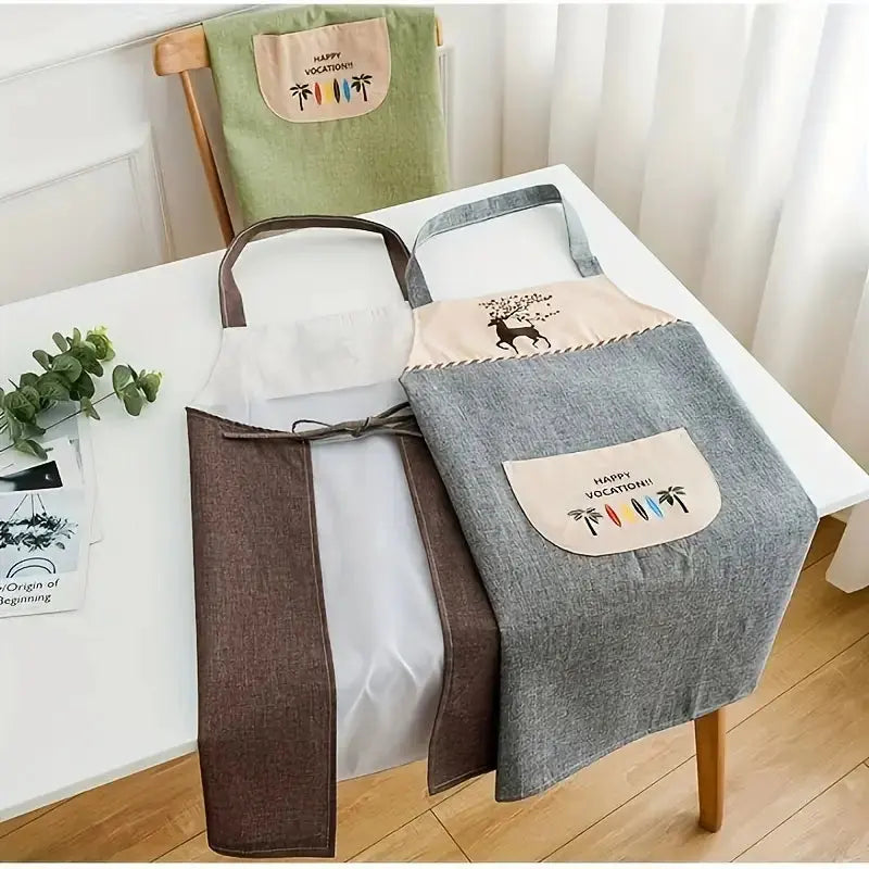 Fangcao Di Cute Bunny Apron - Stylish & Functional Kitchen Wear Murukali.com