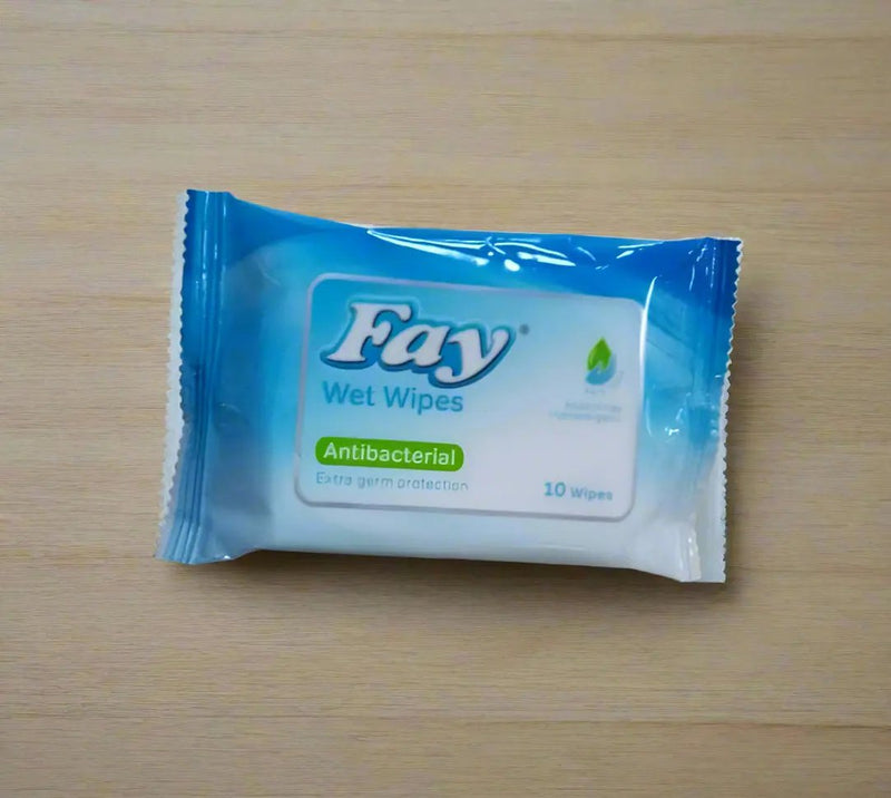 Fay Wet Wipes Antibacterial 10pcs Murukali.com