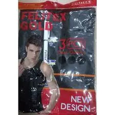 Felitex Gold Adult Singlets 3in 1 Black Murukali.com