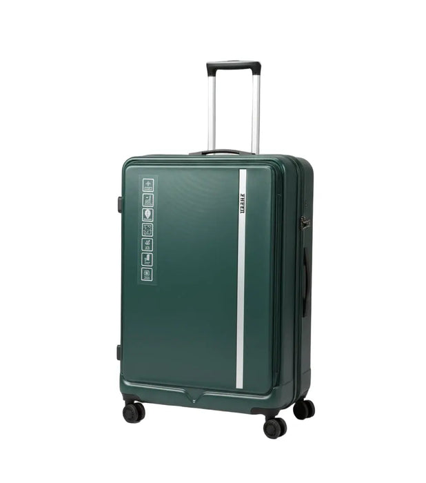 Festo 20″ Hard Shell 4-Wheel Travel Trolley Bag – Light Blue size Large Murukali.com