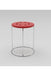 Fiber Seat Iron Rod Round Stool – Durable Stainless Steel Seating 1PCS Murukali.com