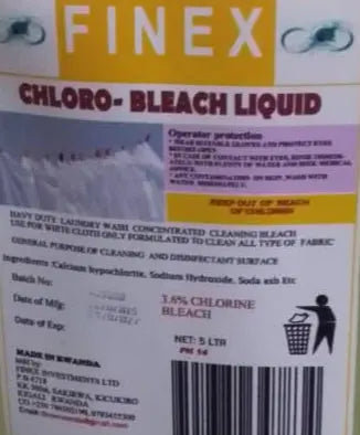 Finex Chloro-Bleach Liquid 5L Murukali.com