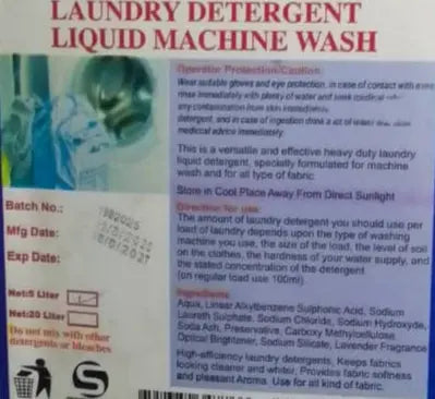 Finex Laundry Detergent Liquid – Machine Wash 5L Murukali.com