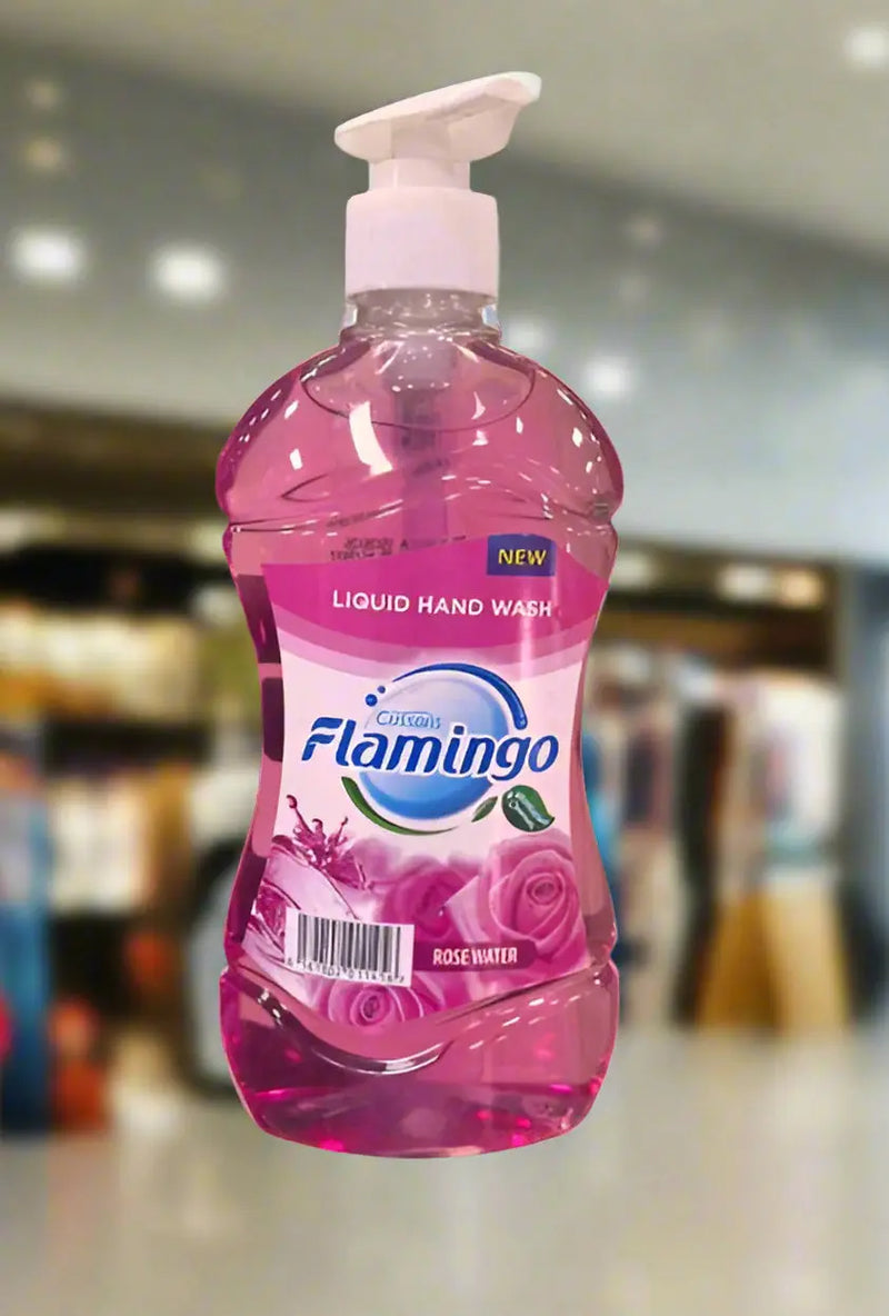 Flamingo Liquid Hand Wash Rose Water 400ml Murukali.com