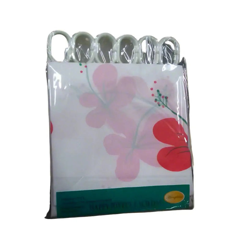 Floral Shower Curtain Set with Rings Murukali.com