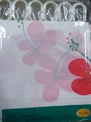 Floral Shower Curtain Set with Rings Murukali.com