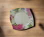 Floral Square Melamine Plate – Rose Print Design Murukali.com