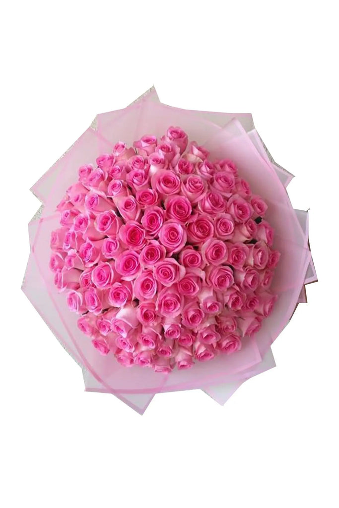 Flowers Rose Baby Pink Bouquet /100pcs