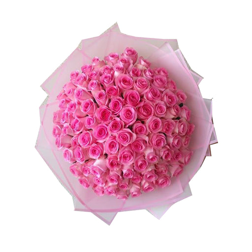 Flowers Rose Baby Pink Bouquet /100pcs murukali.com