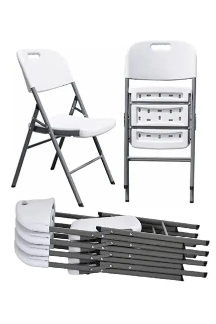Folding Plastic Heavy Dutie Chair Steel Frame /pc murukali.com