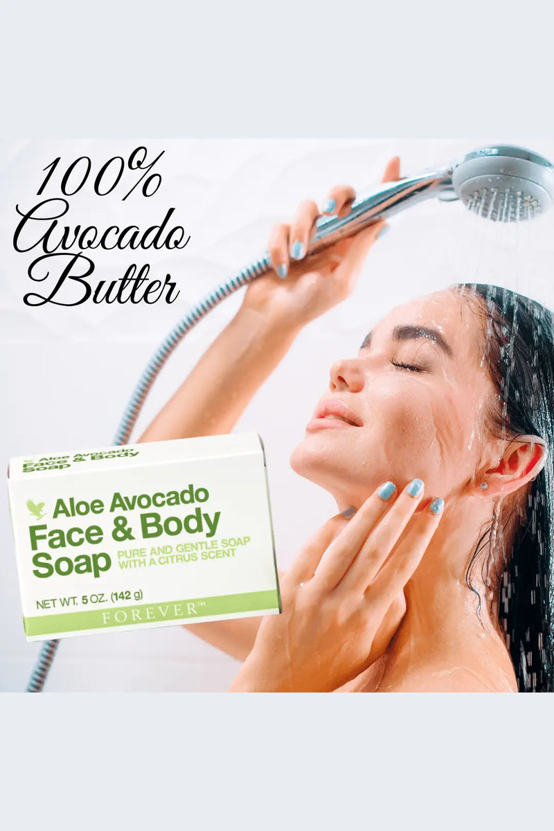 Forever- Aloe Avocado Face & Body Soap murukali.com