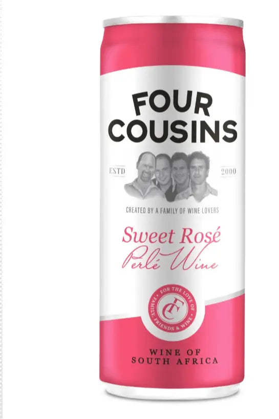 Four Cousins Sweet Rose Perle Wine 440 ml & 250ml murukali.com