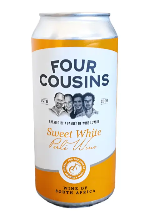 Four Cousins Sweet White Perle Wine 440ml & 250 ml murukali.com