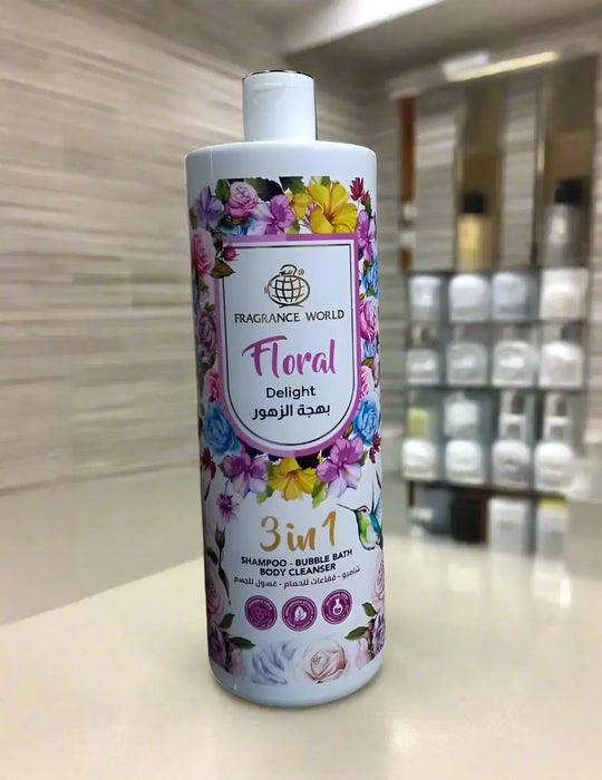 Fragrance World Floral Delight  3-in-1 Shampoo 1000ml Murukali.com