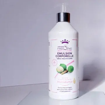 Freesens Macadamia Body Oil Emulsion Corporelle Ultra-Nourrissante 1L Murukali.com